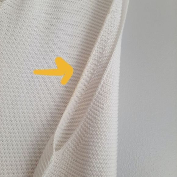 HUBERT GASSER Italy Colorblock Knit Sleeveless Shell B&W Sz L Flawed - Picture 11 of 12